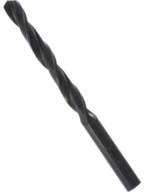 Набор сверл по металлу 1-10 мм Р6М5 НС 9 ТИЗ, 10 шт - фото